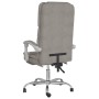 Reclining office chair with massage taupe gray fabric | Foro24|Onlineshop| Casa, Jardín y Más Foro24.es