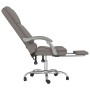 Reclining office chair with massage taupe gray fabric | Foro24|Onlineshop| Casa, Jardín y Más Foro24.es