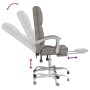 Reclining office chair with massage taupe gray fabric | Foro24|Onlineshop| Casa, Jardín y Más Foro24.es