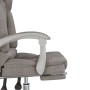 Reclining office chair with massage taupe gray fabric | Foro24|Onlineshop| Casa, Jardín y Más Foro24.es