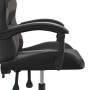 Silla gaming giratoria cuero sintético negro y gris de , Sillones para videojuegos - Ref: Foro24-349547, Precio: 116,29 €, De...