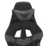 Silla gaming giratoria cuero sintético negro y gris de , Sillones para videojuegos - Ref: Foro24-349547, Precio: 116,29 €, De...