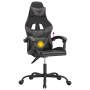 Silla gaming giratoria cuero sintético negro y gris de , Sillones para videojuegos - Ref: Foro24-349547, Precio: 116,29 €, De...