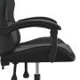 Black synthetic leather swivel gaming chair by , Gaming chairs - Ref: Foro24-349551, Price: 116,29 €, Discount: %