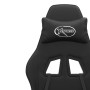 Silla gaming giratoria y reposapiés cuero sintético negro de , Sillones para videojuegos - Ref: Foro24-349587, Precio: 127,03...