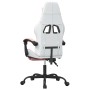 Swivel gaming chair and footrest synthetic leather white pink by , Gaming chairs - Ref: Foro24-349564, Price: 127,80 €, Disco...