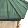 Octagonal bird feeder solid fir wood 33x30 cm by vidaXL, Bird feeders - Ref: Foro24-314816, Price: 34,73 €, Discount: %