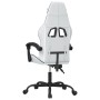 Silla gaming giratoria cuero sintético blanco y negro de , Sillones para videojuegos - Ref: Foro24-349553, Precio: 117,14 €, ...