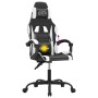 Silla gaming giratoria cuero sintético negro y blanco de , Sillones para videojuegos - Ref: Foro24-349572, Precio: 117,16 €, ...