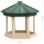 Octagonal bird feeder solid fir wood 33x30 cm by vidaXL, Bird feeders - Ref: Foro24-314816, Price: 34,73 €, Discount: %