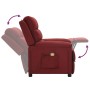 Sillón de masaje de tela rojo tinto von , Elektrische Massagesessel - Ref: Foro24-342354, Preis: 222,80 €, Rabatt: %