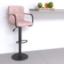 Pink velvet kitchen stool | Foro24|Onlineshop| Casa, Jardín y Más Foro24.es