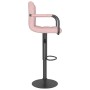 Pink velvet kitchen stool | Foro24|Onlineshop| Casa, Jardín y Más Foro24.es