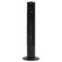 Black tower fan Φ24x80 cm by , Standing and table fans - Ref: Foro24-51546, Price: 62,69 €, Discount: %