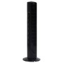 Black tower fan Φ24x80 cm by , Standing and table fans - Ref: Foro24-51546, Price: 62,69 €, Discount: %