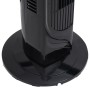 Black tower fan Φ24x80 cm by , Standing and table fans - Ref: Foro24-51546, Price: 62,69 €, Discount: %