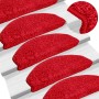 Stair mats 10 units red 65x21x4 cm by , Stair mats - Ref: Foro24-149813, Price: 57,33 €, Discount: %