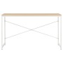 White and oak computer desk 120x60x70 cm by , Desks - Ref: Foro24-20259, Price: 78,15 €, Discount: %