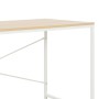 White and oak computer desk 120x60x70 cm by , Desks - Ref: Foro24-20259, Price: 78,15 €, Discount: %