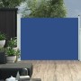 Einziehbare blaue Gartenmarkise 120x500 cm | Foro24|Onlineshop| Casa, Jardín y Más Foro24.es