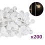 Guirnalda de luces globos 8 funciones 20m 200 LED blanco cálido | Foro24|Onlineshop| Casa, Jardín y Más Foro24.es