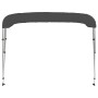 Toldo Bimini de 3 arcos gris antracita 183x196x137 cm de vidaXL, Cubiertas para almacenamiento de barcas - Ref: Foro24-93136,...