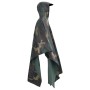 Poncho impermeable lluvia ejército para acampar/senderismo camuflaje de , Trajes impermeables - Ref: Foro24-130867, Precio: 1...