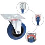 Swivel castors 4 units 100 mm by , Material handling - Ref: Foro24-143470, Price: 30,84 €, Discount: %