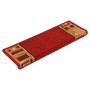 Alfombrillas de escalera autoadhesivas 10 uds rojo 65x21x4 cm de , Alfombrillas para escalones - Ref: Foro24-149839, Precio: ...