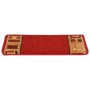 Alfombrillas de escalera autoadhesivas 10 uds rojo 65x21x4 cm de , Alfombrillas para escalones - Ref: Foro24-149839, Precio: ...