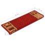 Alfombrillas de escalera autoadhesivas 10 uds rojo 65x21x4 cm de , Alfombrillas para escalones - Ref: Foro24-149839, Precio: ...