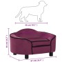 Burgunderfarbenes Hundesofa aus Plüsch 67x47x36 cm von , Betten für Hunde - Ref: Foro24-171089, Preis: 91,83 €, Rabatt: %