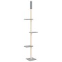 Árbol rascador gatos suelo a techo gris claro 267,5-297,5 cm de , Mobiliario para gatos - Ref: Foro24-171706, Precio: 42,69 €...