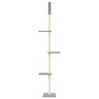 Light gray floor to ceiling cat scratching tree 267.5-297.5 cm | Foro24|Onlineshop| Casa, Jardín y Más Foro24.es