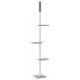 Light gray floor to ceiling cat scratching tree 267.5-297.5 cm | Foro24|Onlineshop| Casa, Jardín y Más Foro24.es