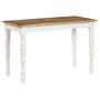 Solid mango wood dining table 120x60x76 cm by , Kitchen and dining tables - Ref: Foro24-246271, Price: 315,35 €, Discount: %