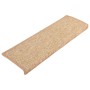 Alfombrilla autoadhesiva escalera 15 uds marrón claro 65x21x4cm de , Alfombrillas para escalones - Ref: Foro24-326910, Precio...