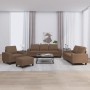 Set aus 4-teiligen Sofas brauner Stoff | Foro24|Onlineshop| Casa, Jardín y Más Foro24.es