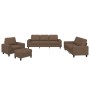 Set aus 4-teiligen Sofas brauner Stoff | Foro24|Onlineshop| Casa, Jardín y Más Foro24.es