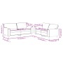 2-teilige Sofagarnitur aus Kunstleder Cappuccino von , Sofas - Ref: Foro24-3201918, Preis: 499,17 €, Rabatt: %