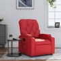 Red synthetic leather recliner by , Armchairs - Ref: Foro24-372508, Price: 229,60 €, Discount: %