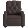 Sillón masaje eléctrico reclinable elevable tela marrón oscuro de , Sillones - Ref: Foro24-3204751, Precio: 333,90 €, Descuen...