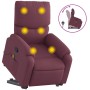 Sillón reclinable de masaje elevable tela morado | Foro24|Onlineshop| Casa, Jardín y Más Foro24.es