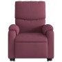 Sillón reclinable de masaje elevable tela morado | Foro24|Onlineshop| Casa, Jardín y Más Foro24.es