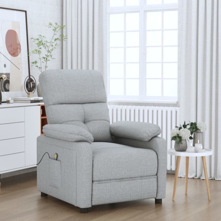 Light gray fabric massage chair by , Electric massage chairs - Ref: Foro24-348287, Price: 196,65 €, Discount: %