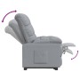 Sillón reclinable de tela gris claro de , Sillones - Ref: Foro24-342721, Precio: 184,34 €, Descuento: %