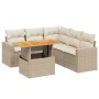 Juego de sofás jardín con cojines 6 pzas ratán sintético beige by , Garden sets - Ref: Foro24-3271310, Price: 559,42 €, Disco...