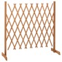 Solid wood trellis garden fence orange spruce 180x100 cm by vidaXL, fence panels - Ref: Foro24-314828, Price: 28,42 €, Discou...