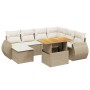 Set of garden sofas with beige cushions 8 pcs PE rattan | Foro24|Onlineshop| Casa, Jardín y Más Foro24.es