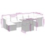 Set Gartensofas mit beigen Kissen 8 Stück PE Rattan von , Gartensets - Ref: Foro24-3275487, Preis: 646,44 €, Rabatt: %